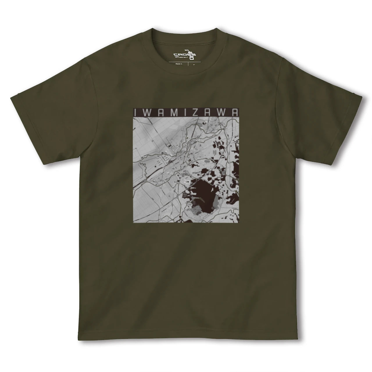 【岩見沢(北海道)】地図柄ヘビーウェイトTシャツ