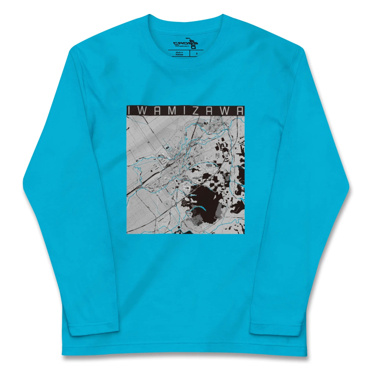 【岩見沢(北海道)】地図柄ロングスリーブTシャツ