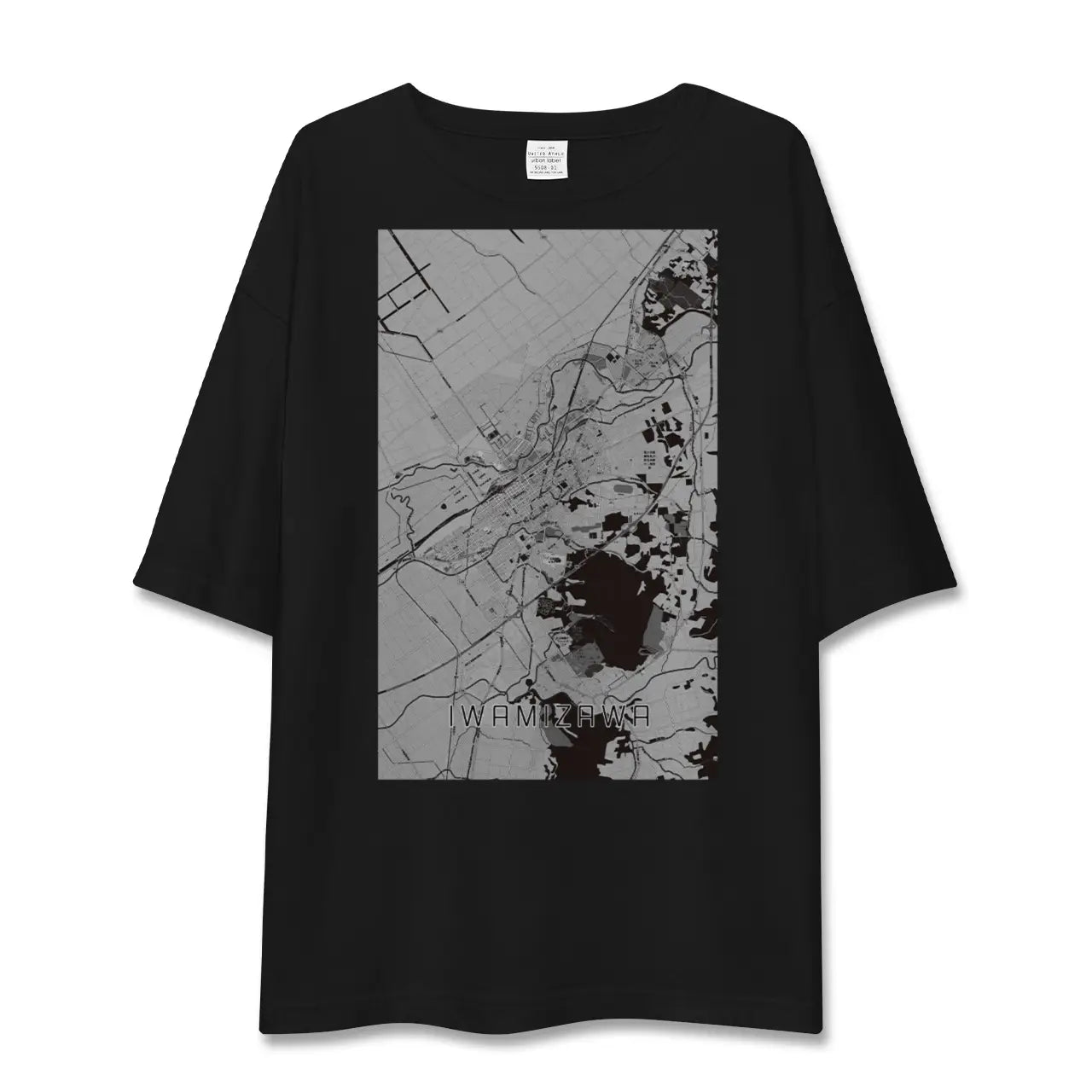 【岩見沢(北海道)】地図柄ビッグシルエットTシャツ