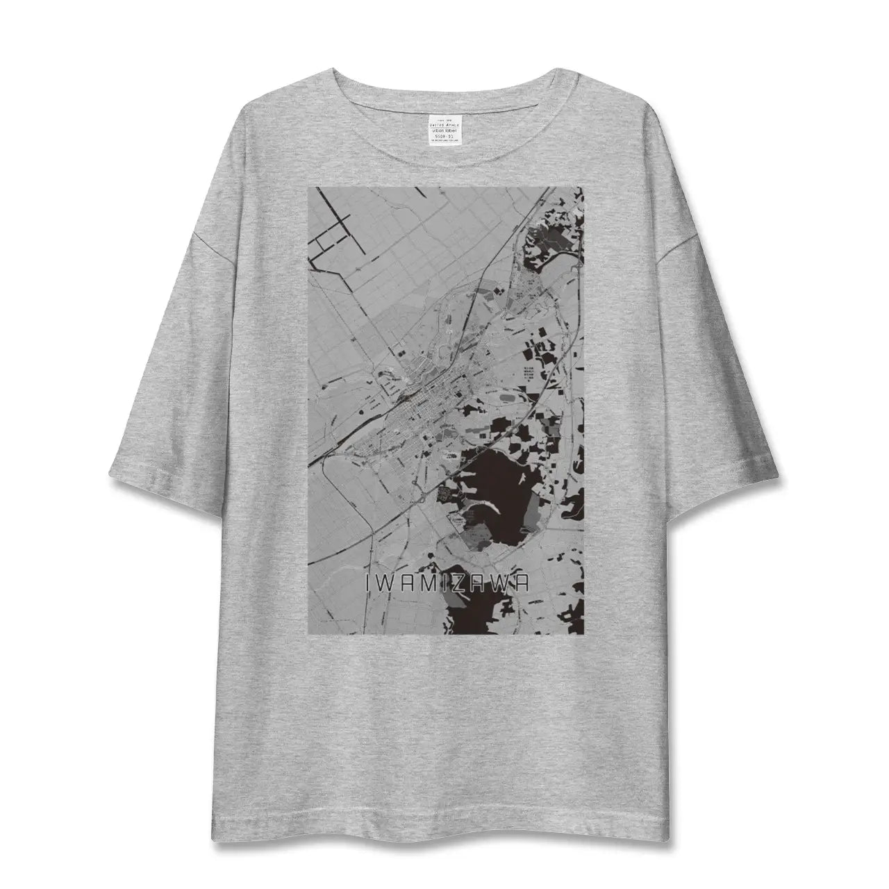 【岩見沢(北海道)】地図柄ビッグシルエットTシャツ