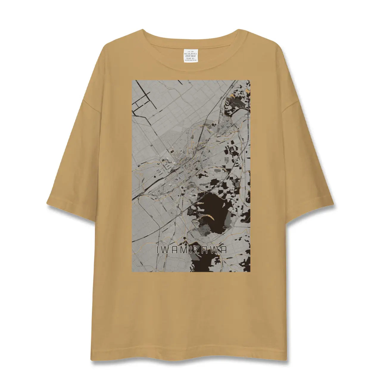 【岩見沢(北海道)】地図柄ビッグシルエットTシャツ
