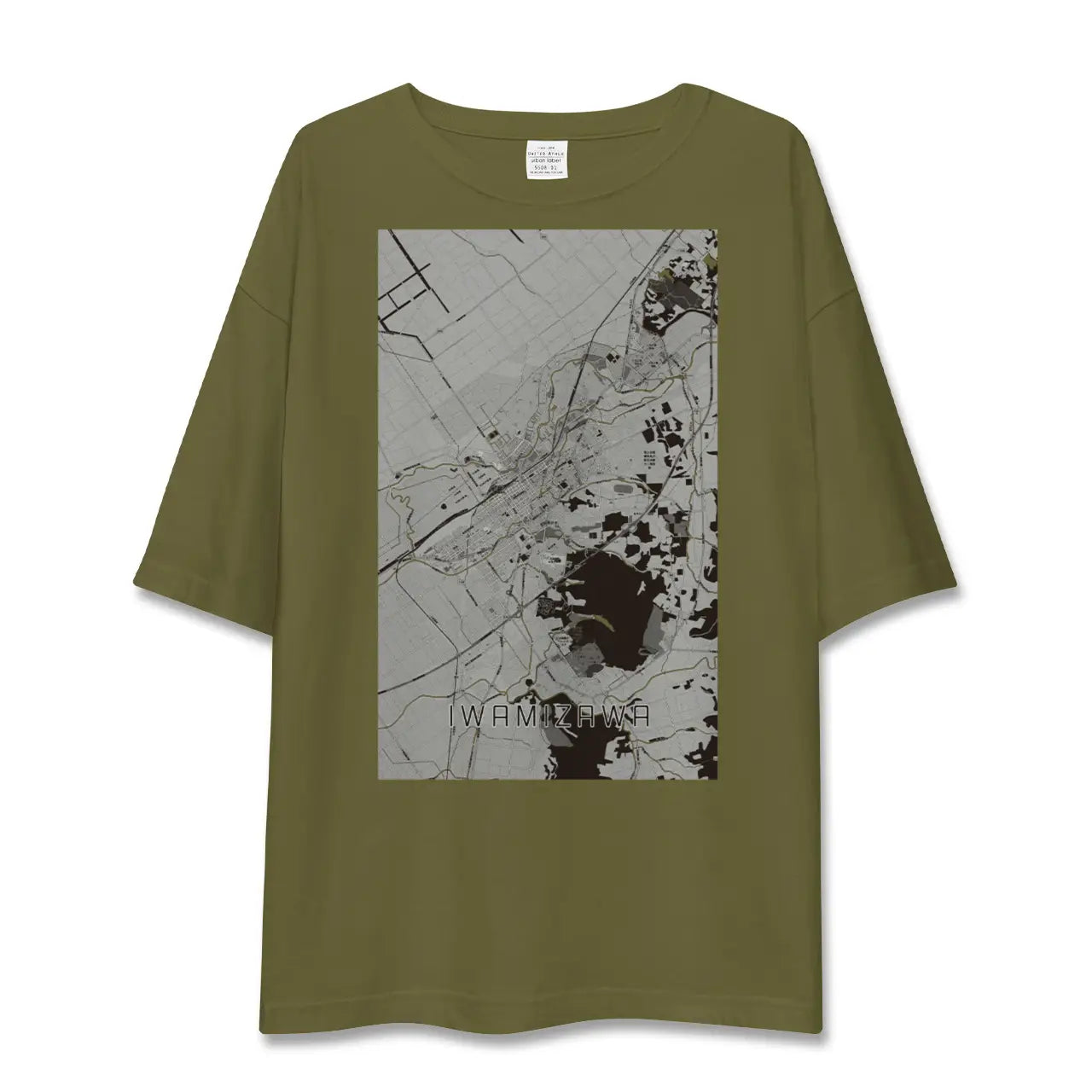 【岩見沢(北海道)】地図柄ビッグシルエットTシャツ