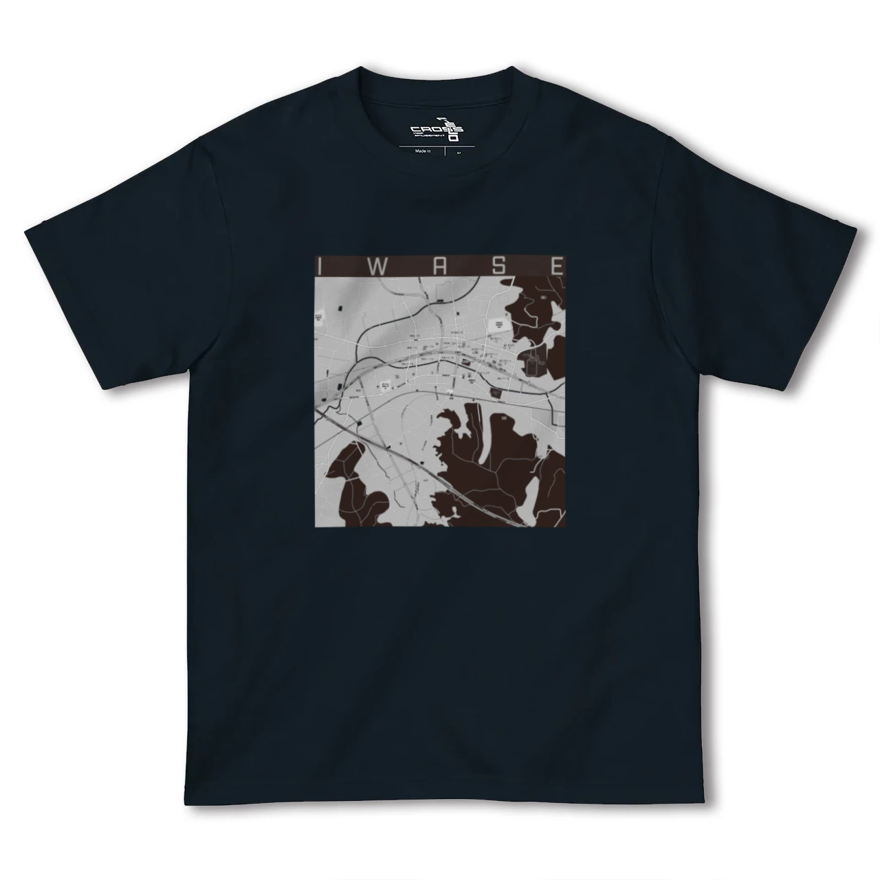 【岩瀬(茨城県)】地図柄ヘビーウェイトTシャツ