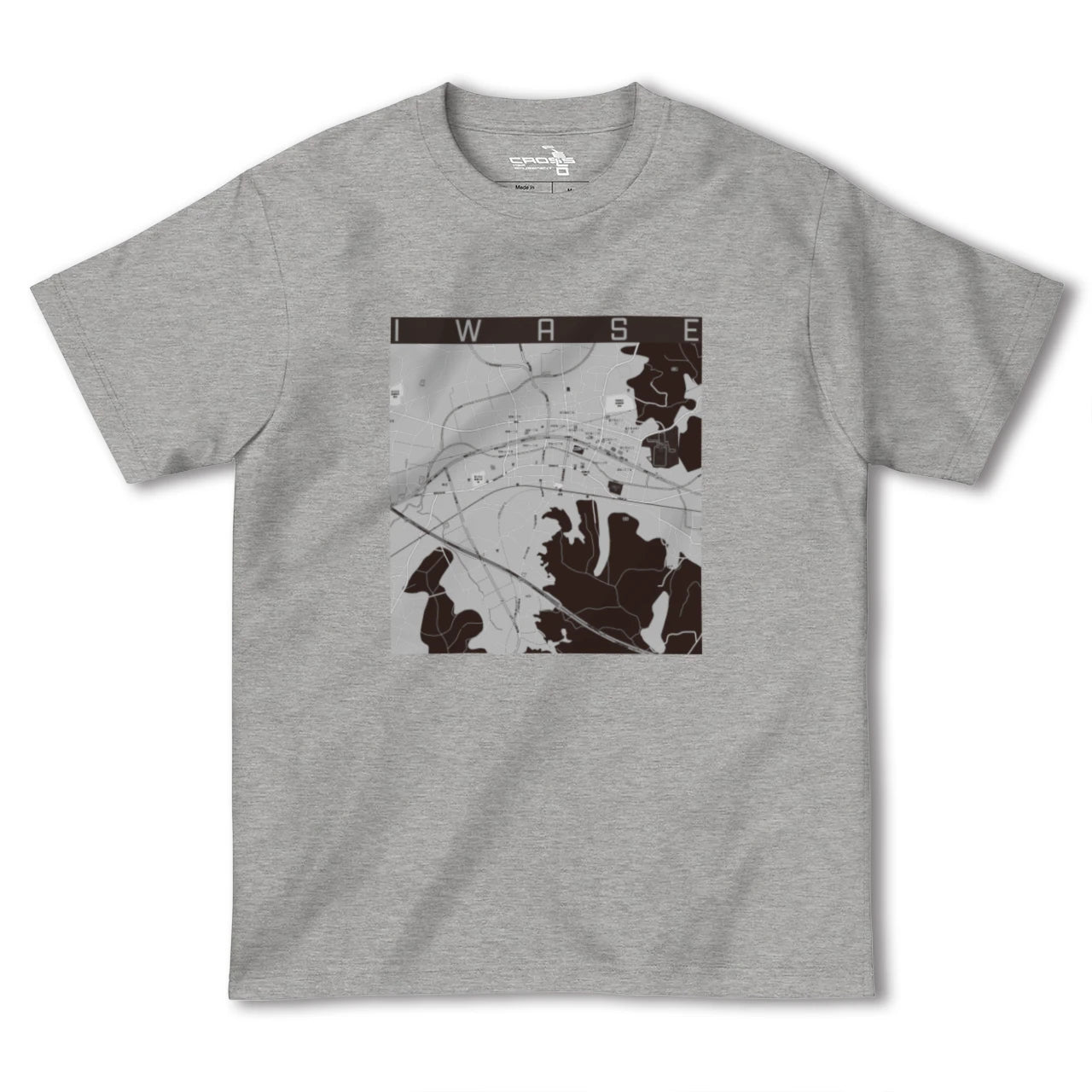 【岩瀬(茨城県)】地図柄ヘビーウェイトTシャツ