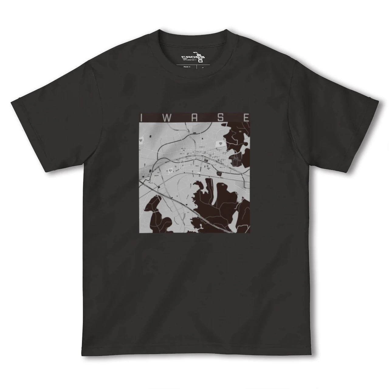 【岩瀬(茨城県)】地図柄ヘビーウェイトTシャツ