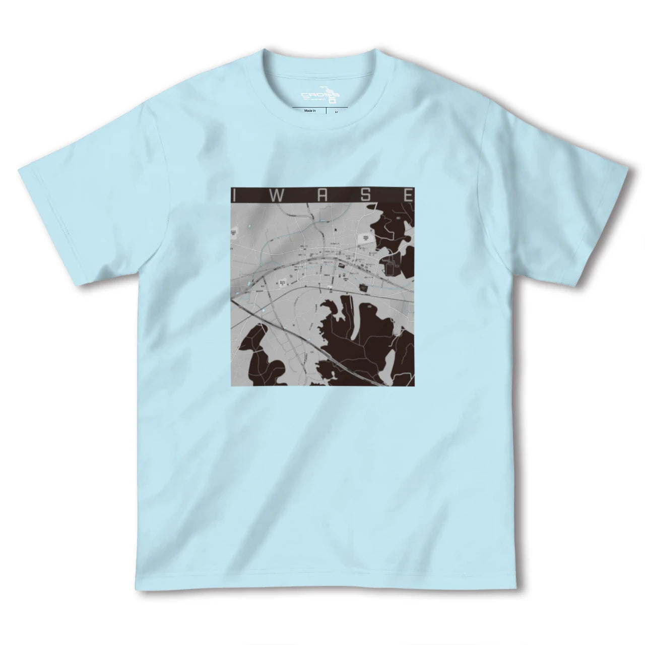 【岩瀬(茨城県)】地図柄ヘビーウェイトTシャツ