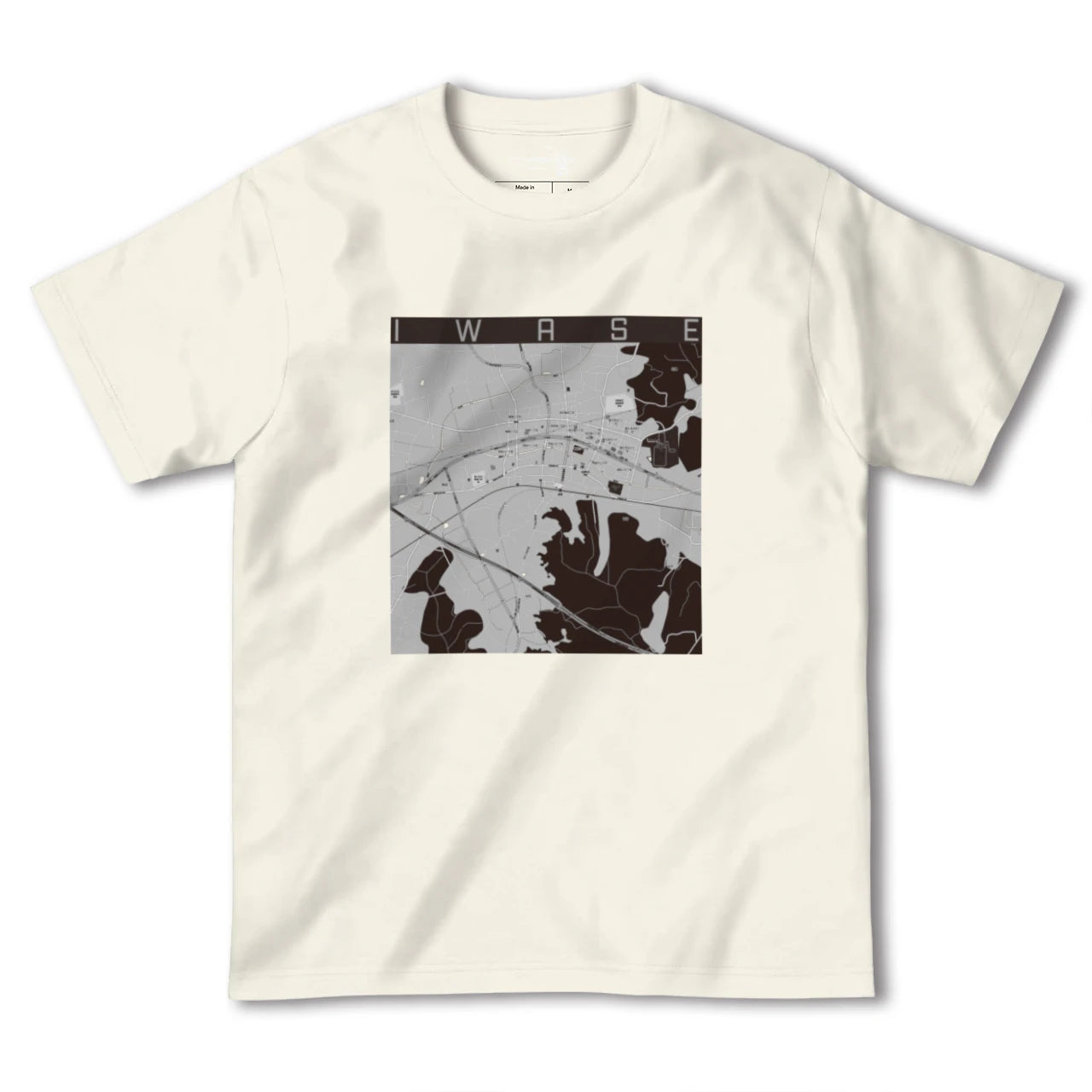 【岩瀬(茨城県)】地図柄ヘビーウェイトTシャツ