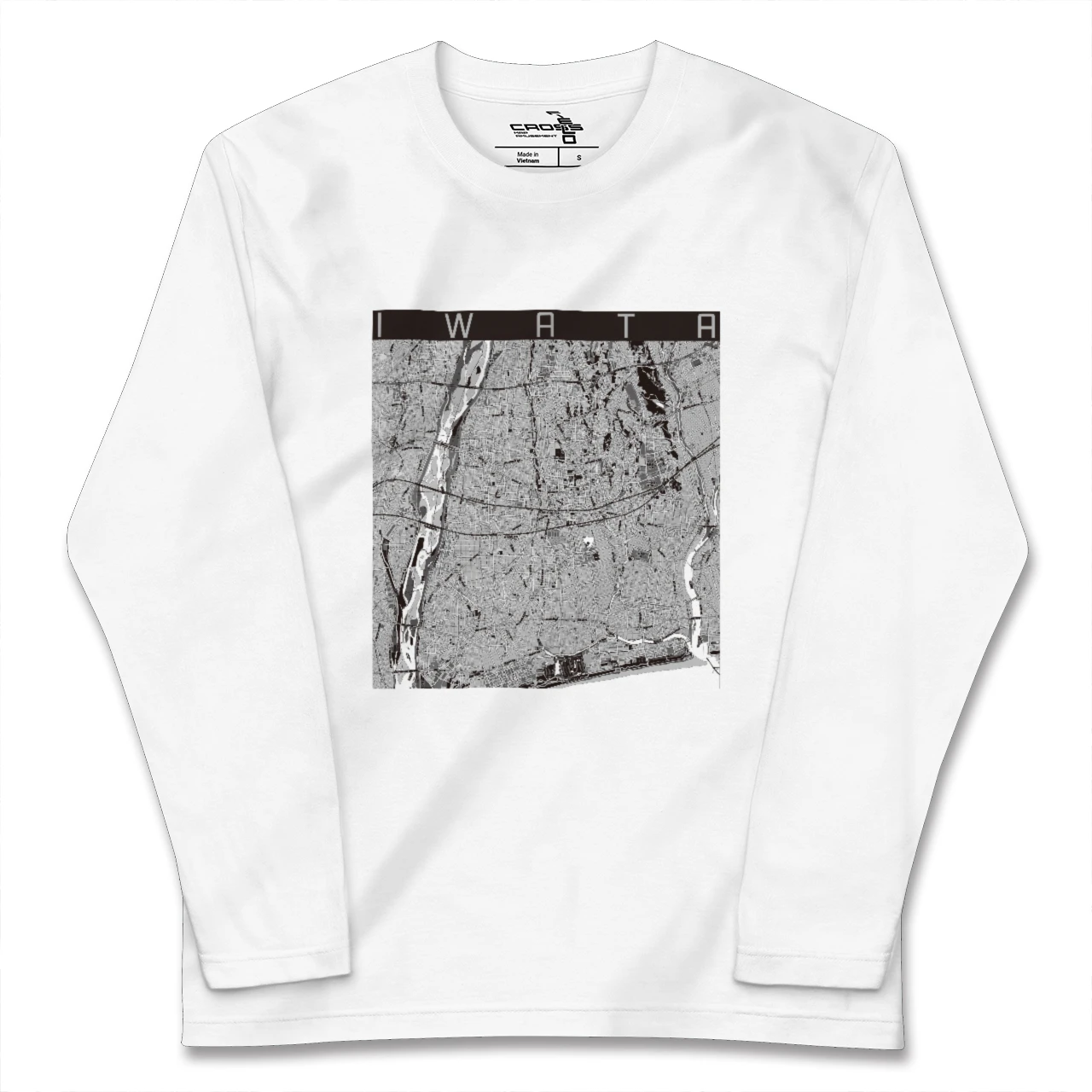 【磐田(静岡県)】地図柄ロングスリーブTシャツ