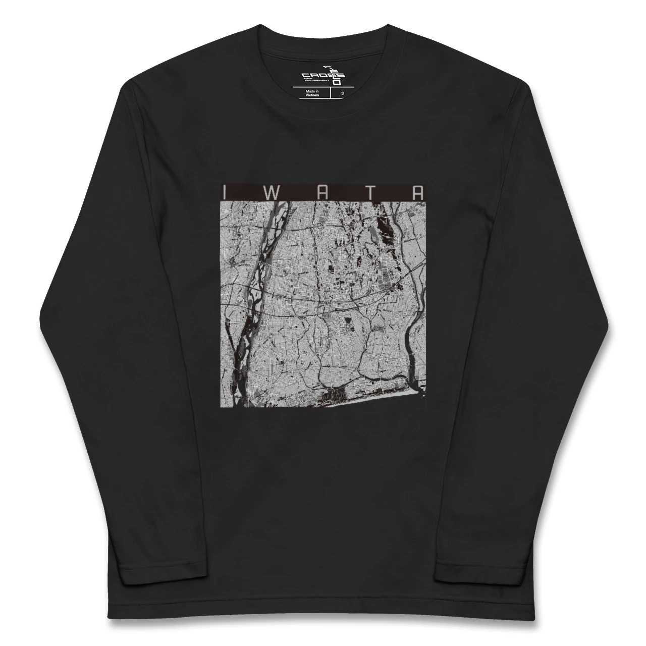 【磐田(静岡県)】地図柄ロングスリーブTシャツ