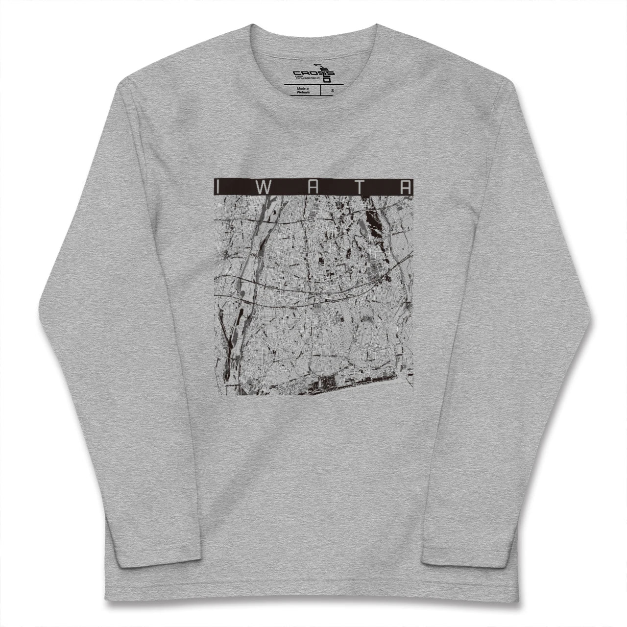 【磐田(静岡県)】地図柄ロングスリーブTシャツ