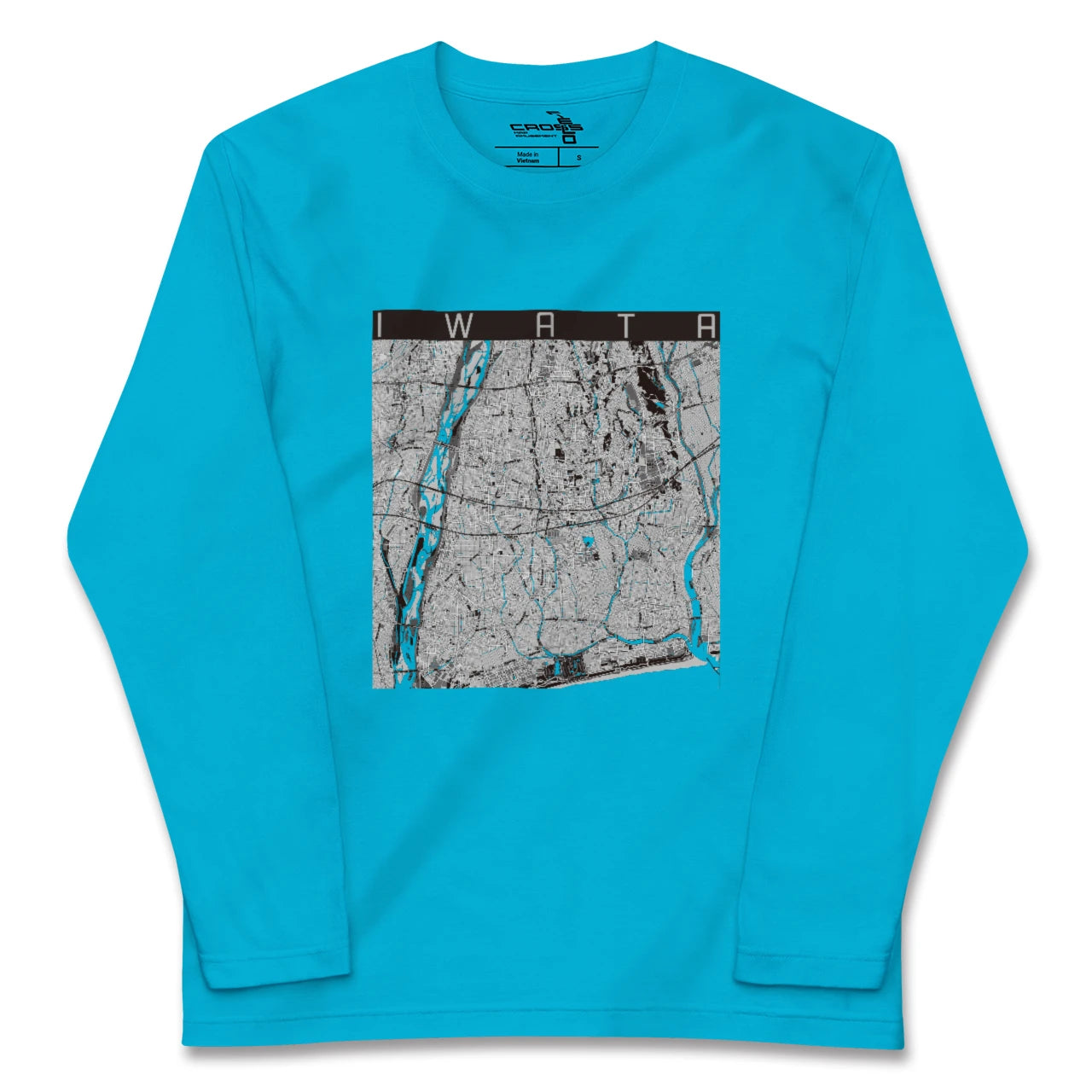 【磐田(静岡県)】地図柄ロングスリーブTシャツ