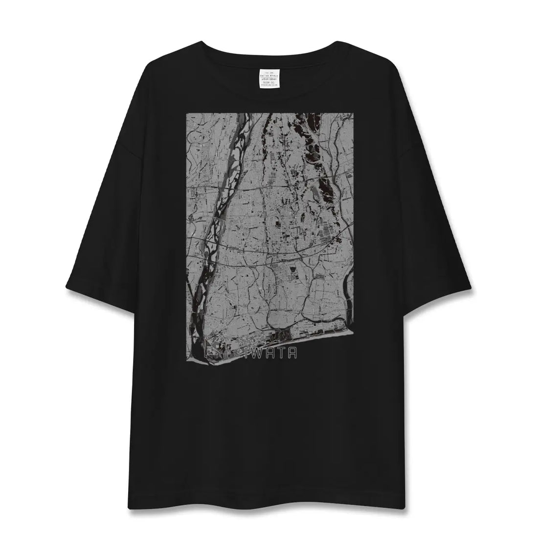 【磐田(静岡県)】地図柄ビッグシルエットTシャツ