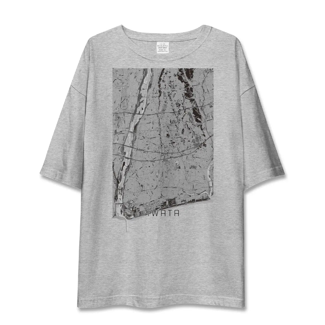 【磐田(静岡県)】地図柄ビッグシルエットTシャツ