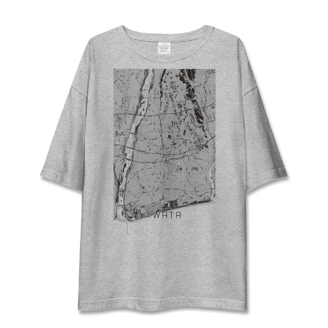 【磐田(静岡県)】地図柄ビッグシルエットTシャツ