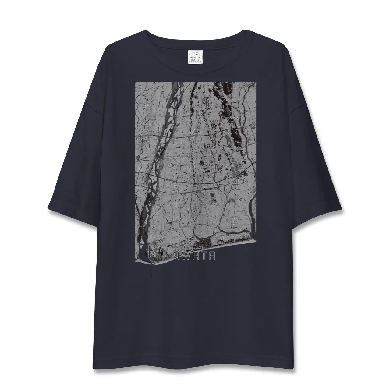 【磐田(静岡県)】地図柄ビッグシルエットTシャツ