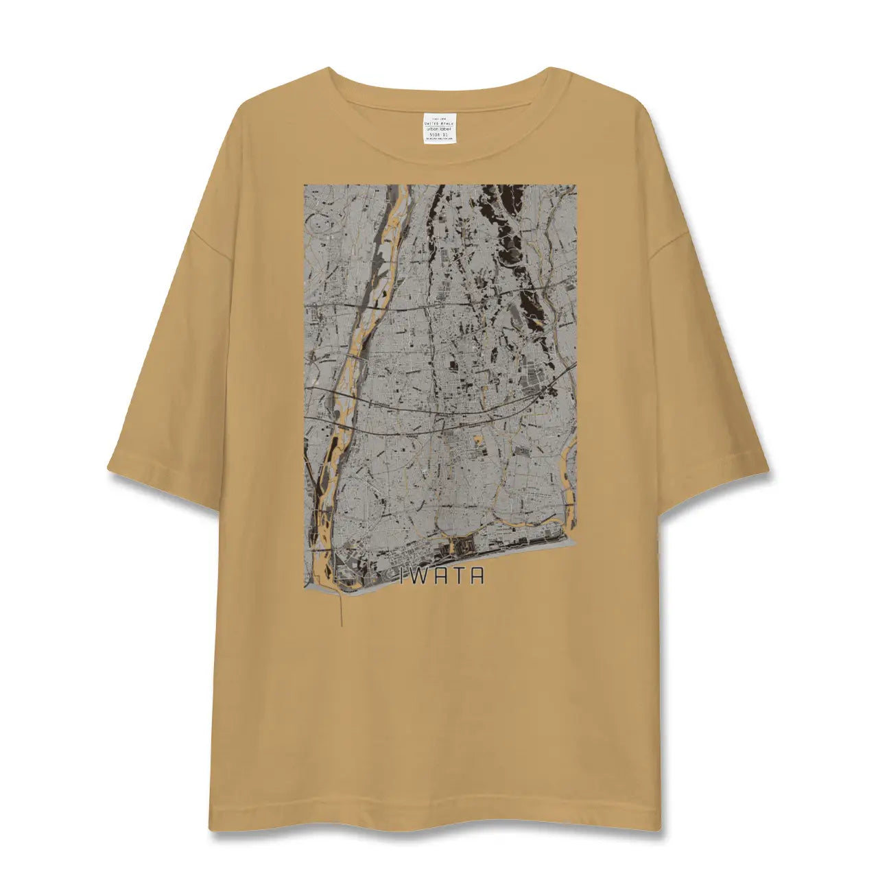 【磐田(静岡県)】地図柄ビッグシルエットTシャツ