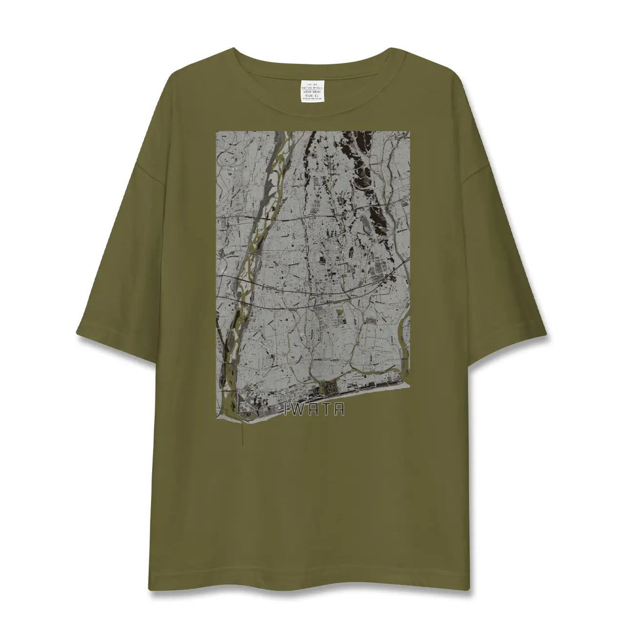 【磐田(静岡県)】地図柄ビッグシルエットTシャツ