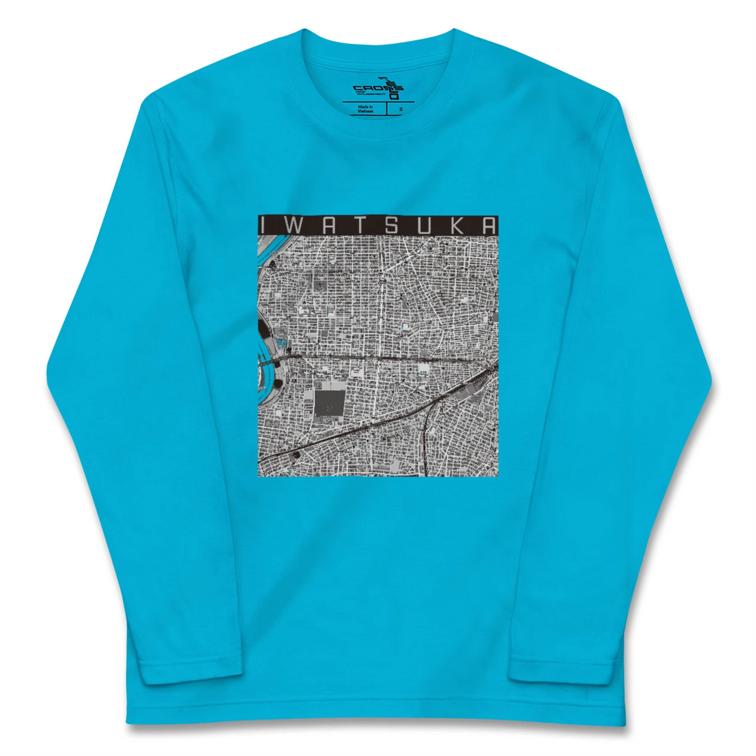 【岩塚(愛知県)】地図柄ロングスリーブTシャツ