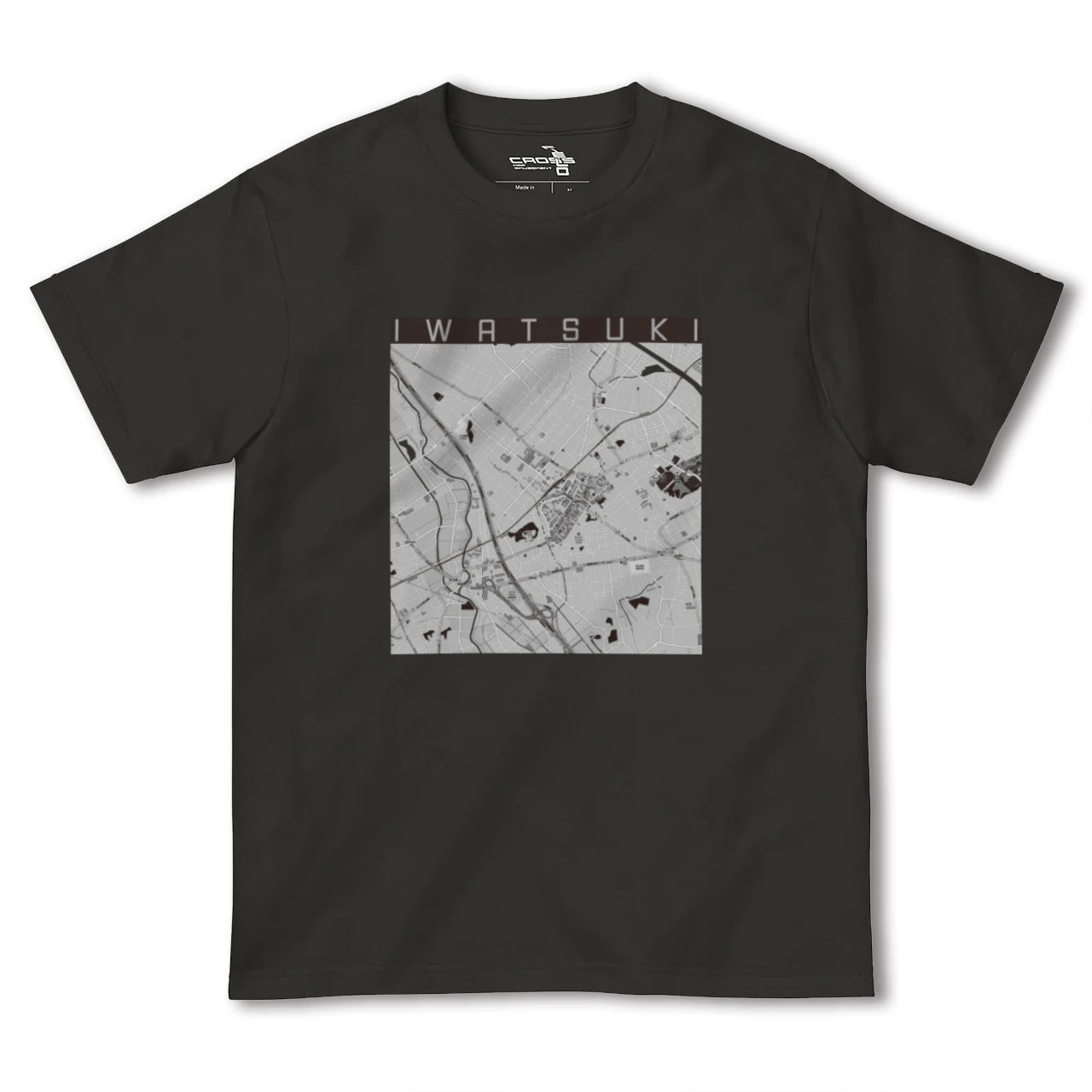 【岩槻(埼玉県)】地図柄ヘビーウェイトTシャツ