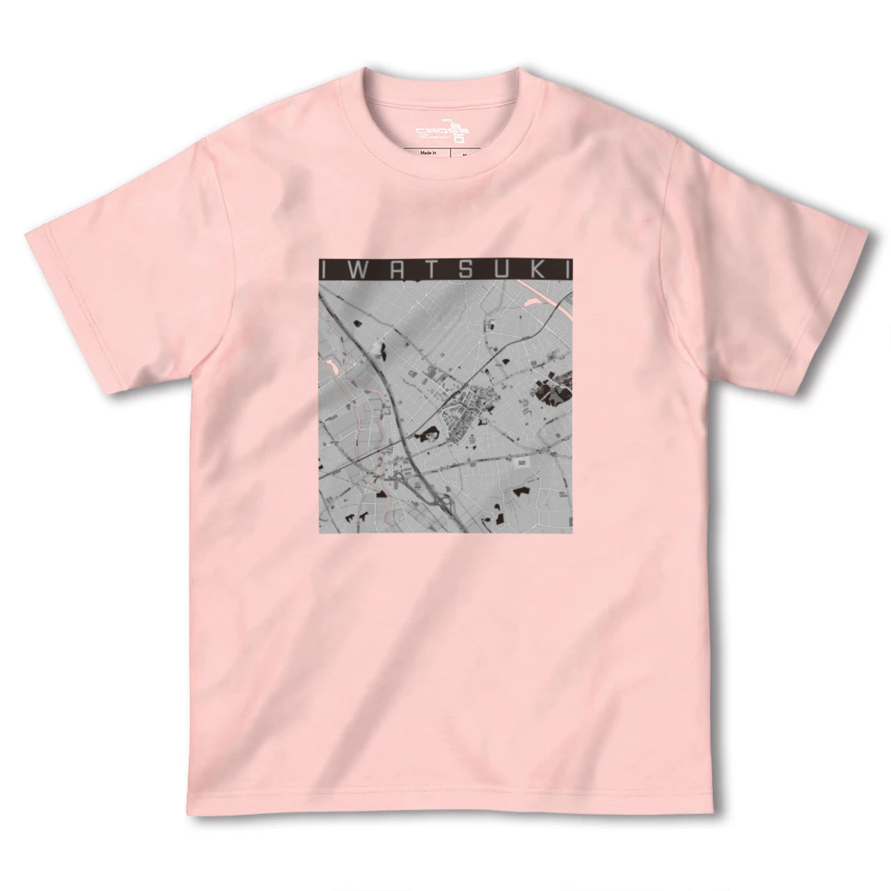 【岩槻(埼玉県)】地図柄ヘビーウェイトTシャツ