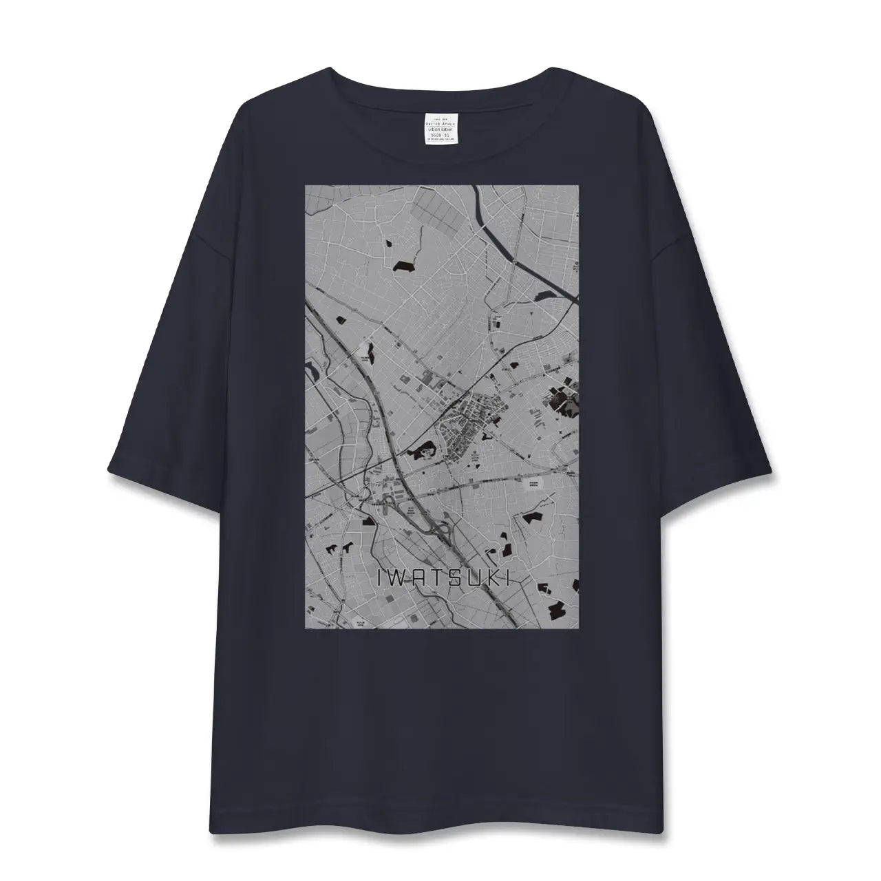 【岩槻(埼玉県)】地図柄ビッグシルエットTシャツ