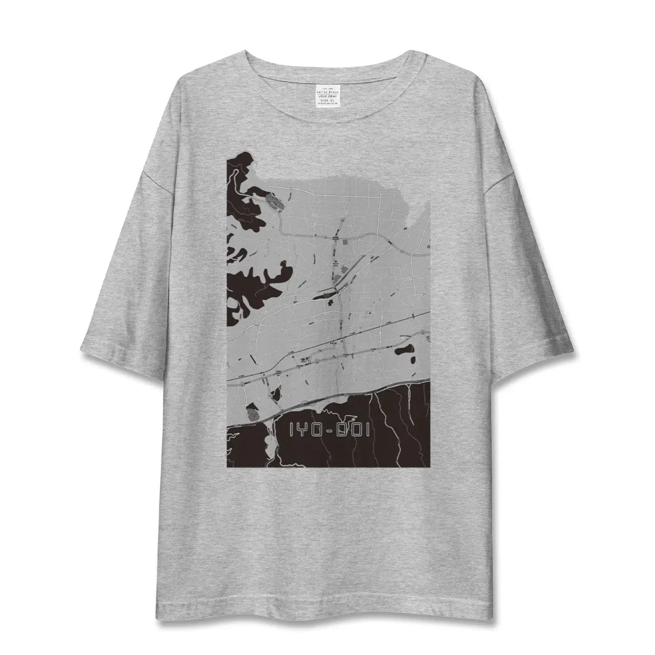 【伊予土居(愛媛県)】地図柄ビッグシルエットTシャツ