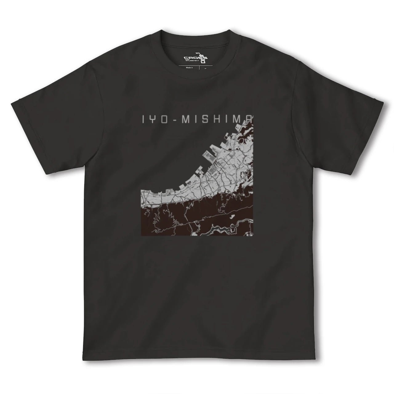 【伊予三島(愛媛県)】地図柄ヘビーウェイトTシャツ