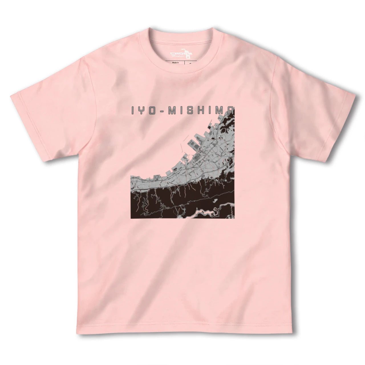【伊予三島(愛媛県)】地図柄ヘビーウェイトTシャツ