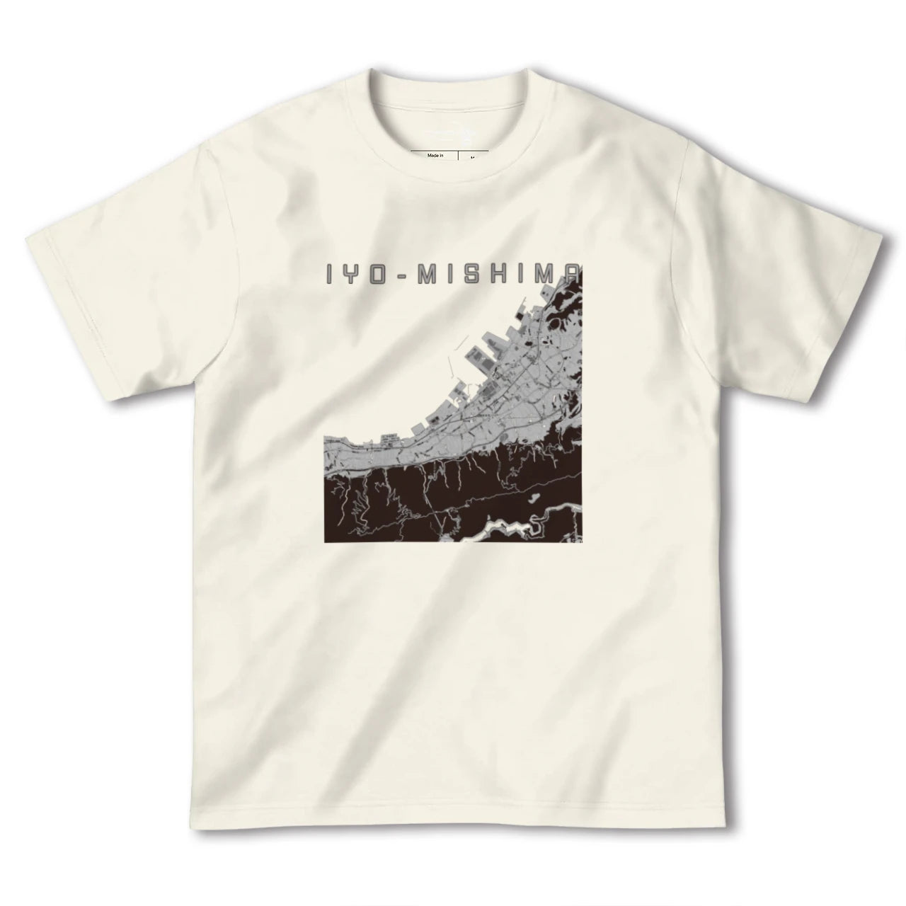 【伊予三島(愛媛県)】地図柄ヘビーウェイトTシャツ
