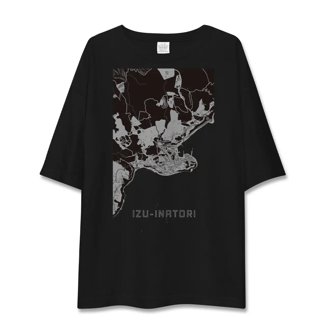 【伊豆稲取(静岡県)】地図柄ビッグシルエットTシャツ
