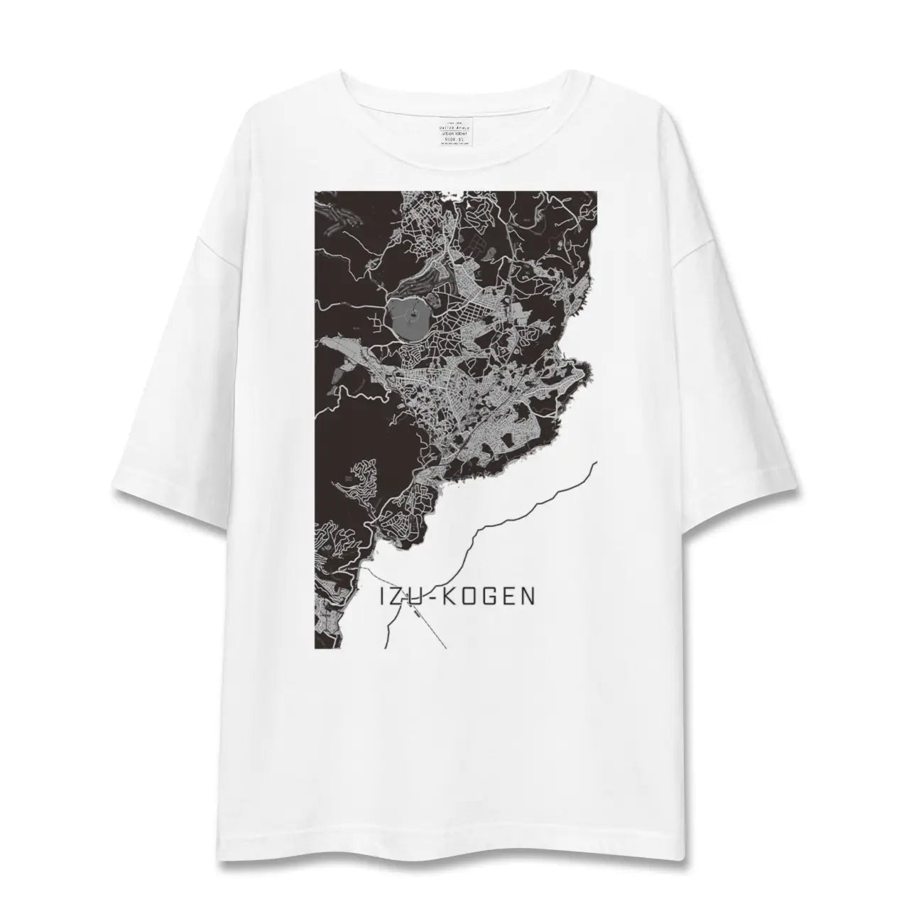 【伊豆高原(静岡県)】地図柄ビッグシルエットTシャツ