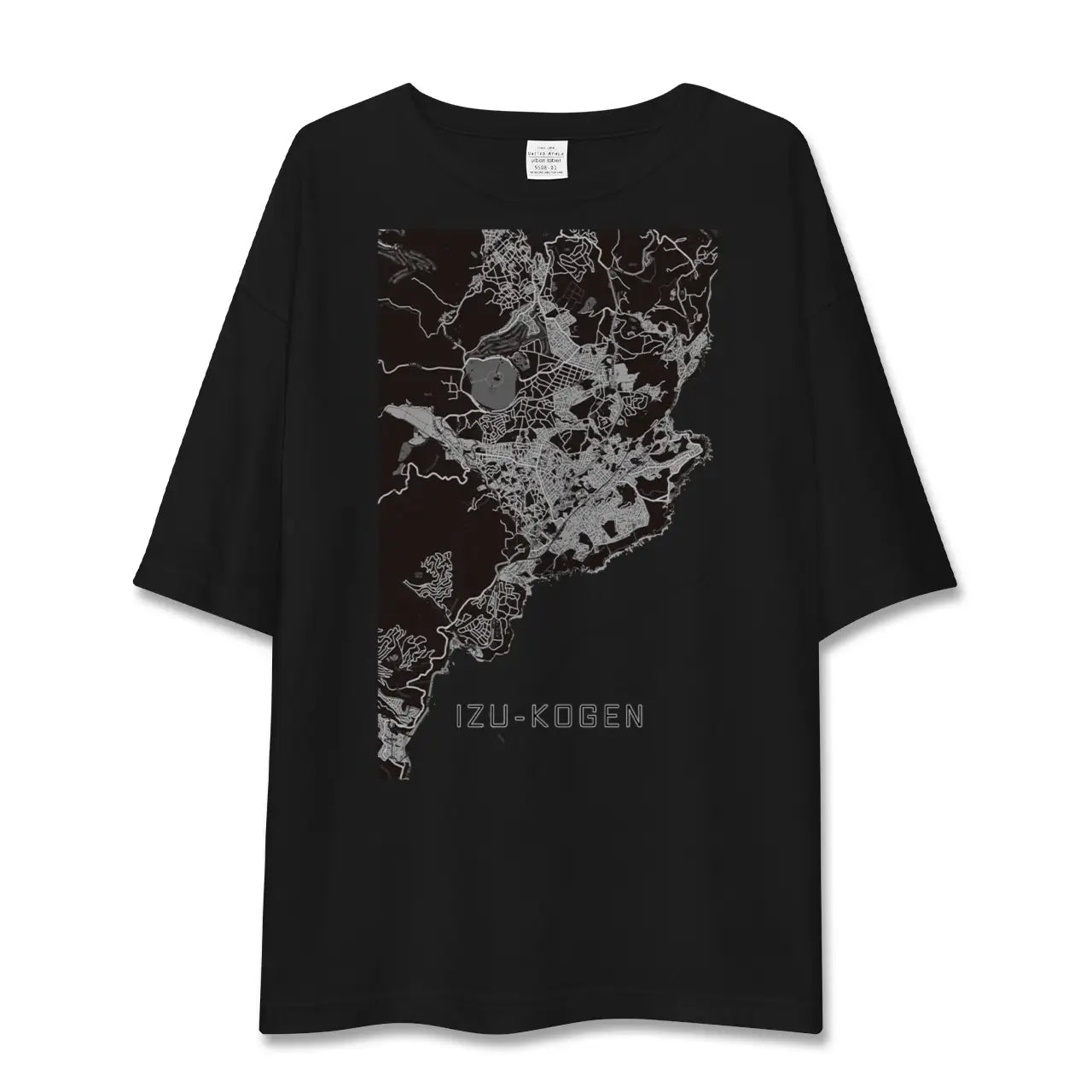 【伊豆高原(静岡県)】地図柄ビッグシルエットTシャツ