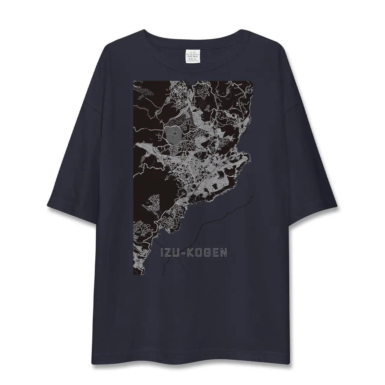【伊豆高原(静岡県)】地図柄ビッグシルエットTシャツ