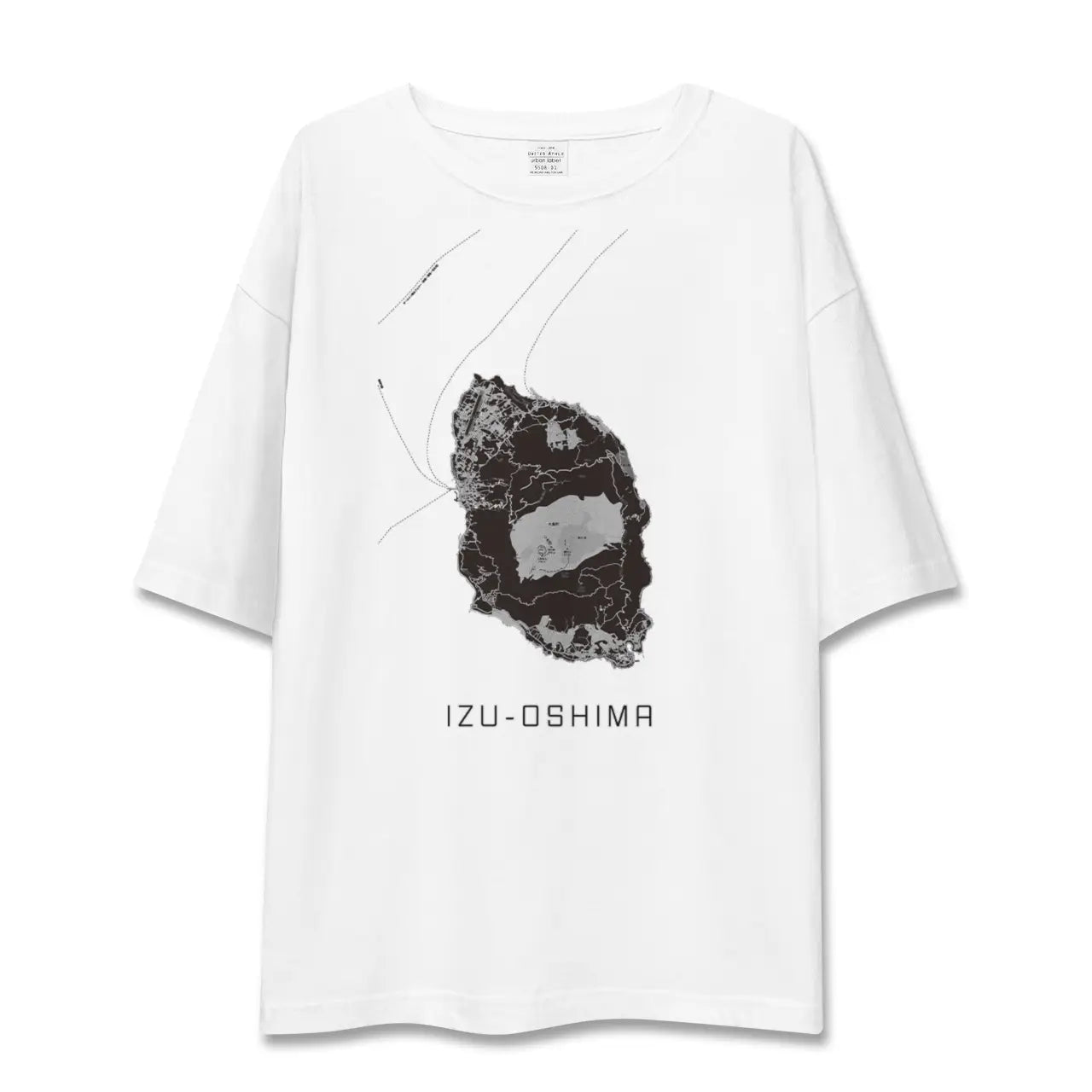 【伊豆大島(東京都)】地図柄ビッグシルエットTシャツ