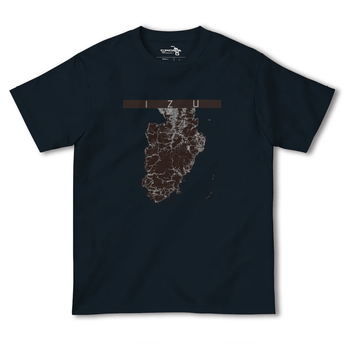【伊豆2(静岡県)】地図柄ヘビーウェイトTシャツ