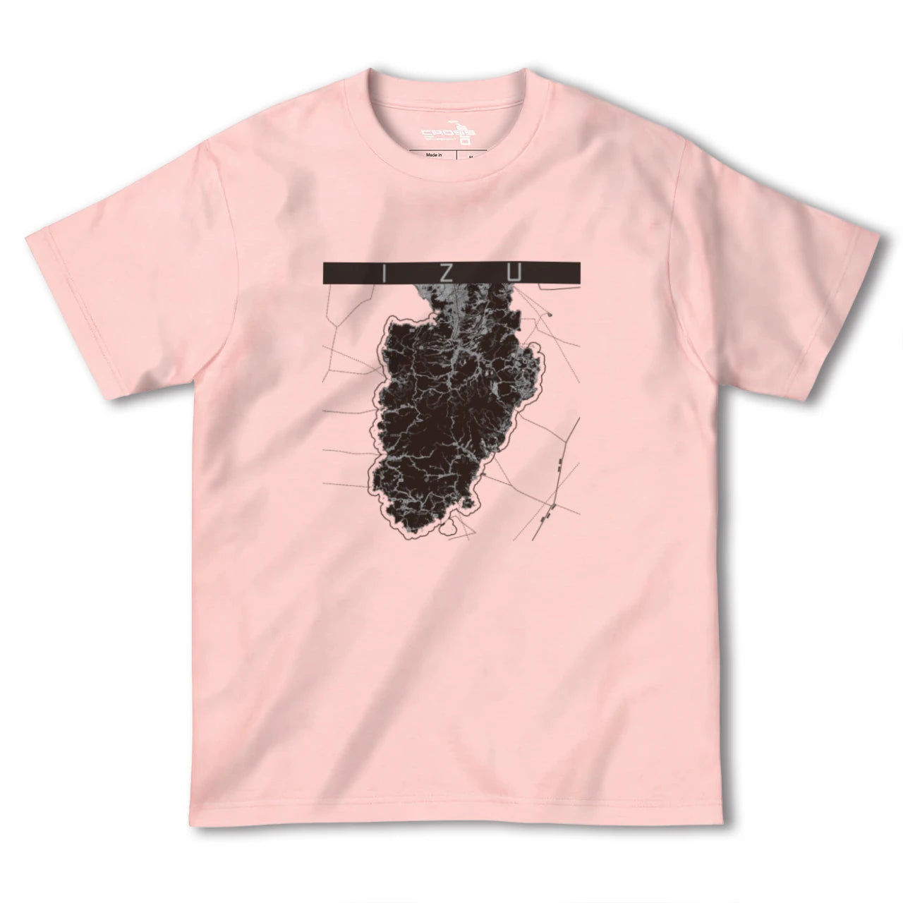 【伊豆2(静岡県)】地図柄ヘビーウェイトTシャツ