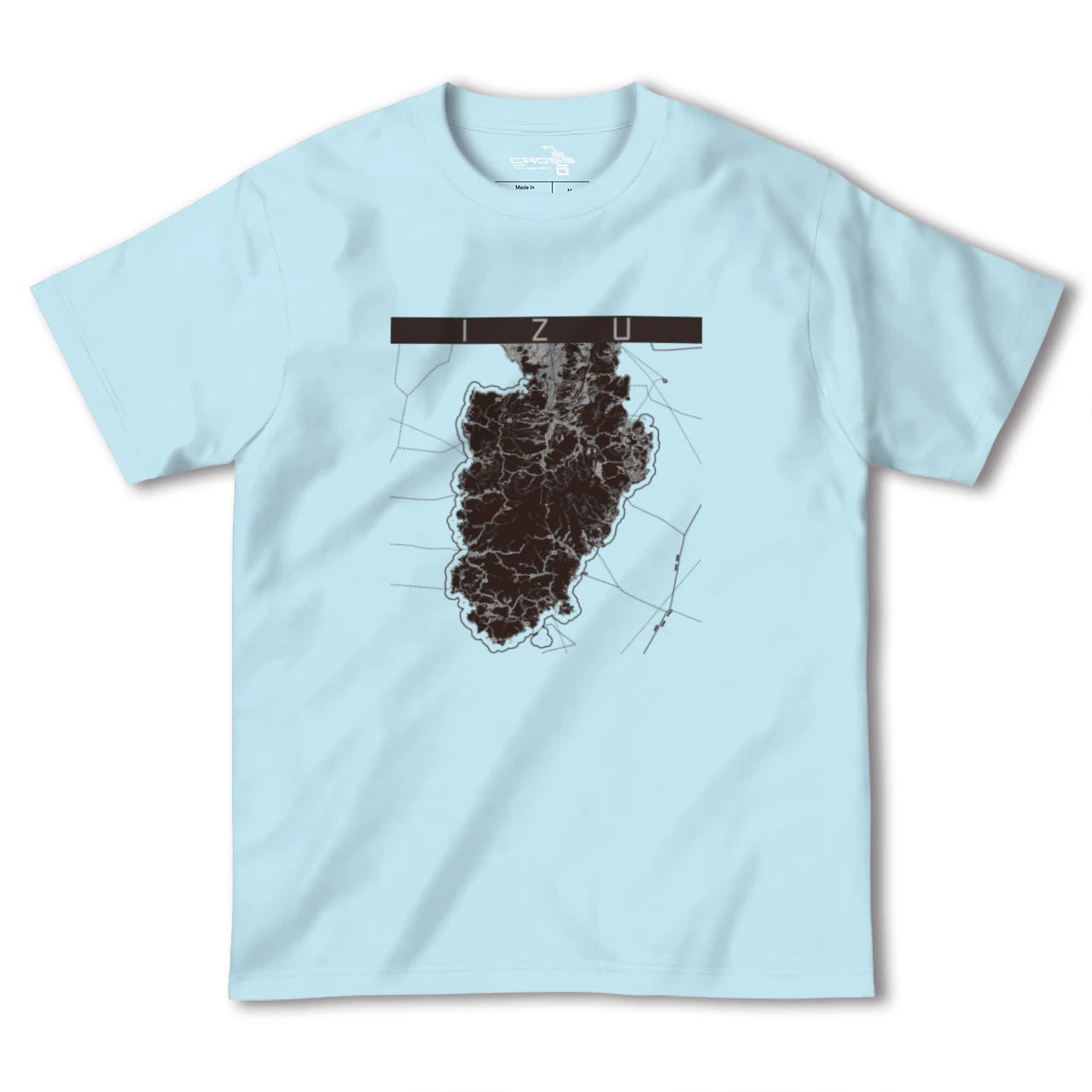 【伊豆2(静岡県)】地図柄ヘビーウェイトTシャツ
