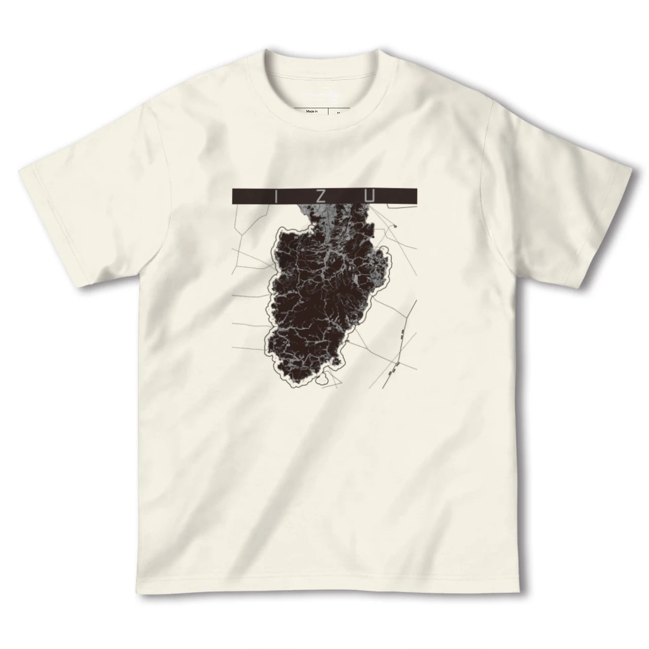 【伊豆2(静岡県)】地図柄ヘビーウェイトTシャツ