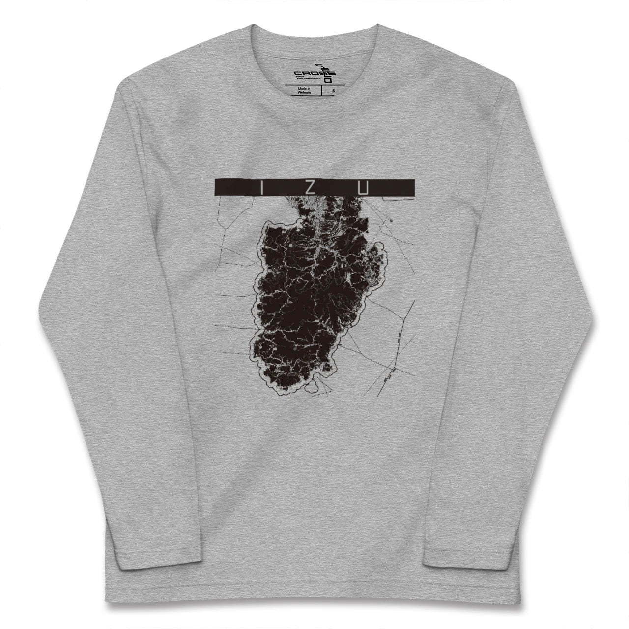 【伊豆2(静岡県)】地図柄ロングスリーブTシャツ