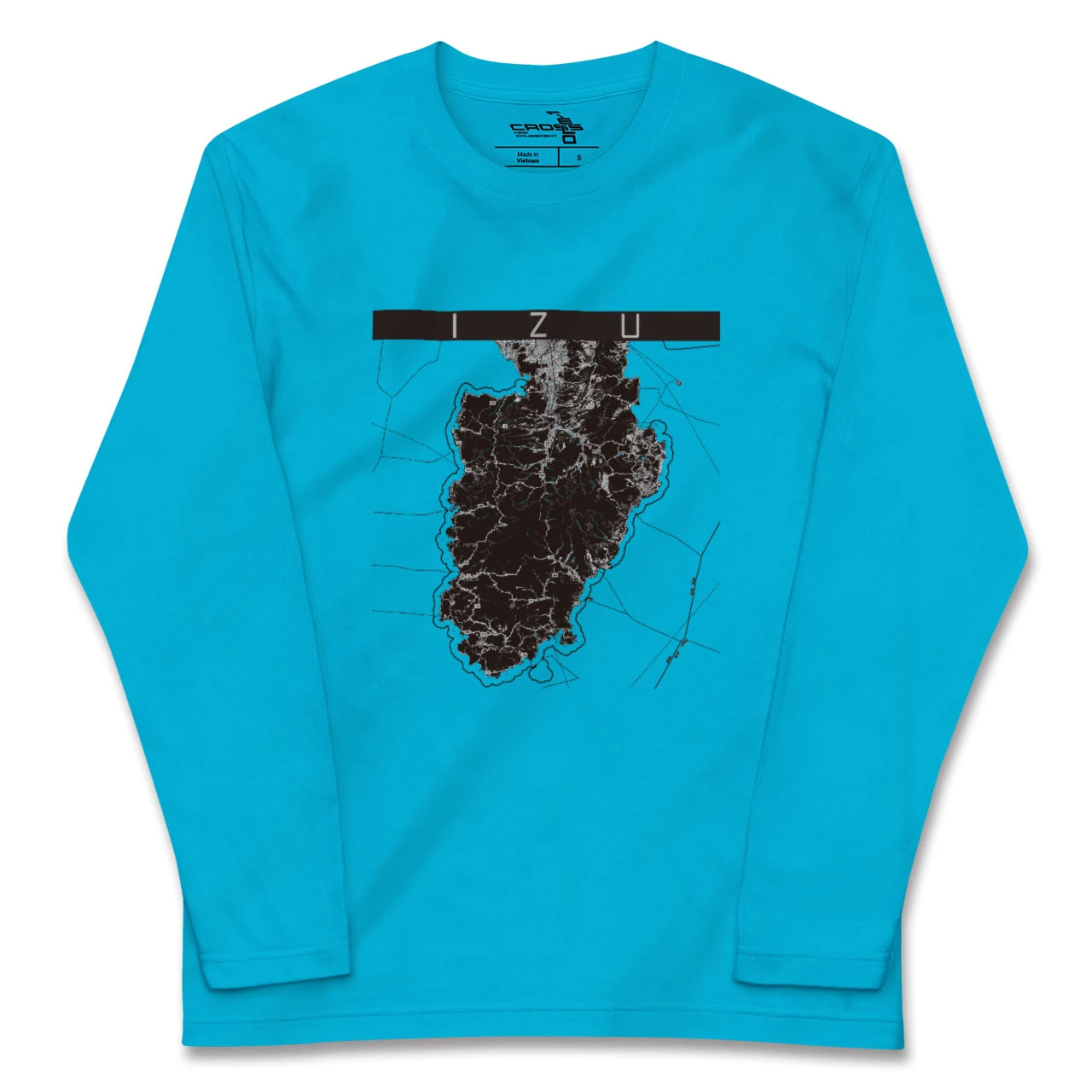 【伊豆2(静岡県)】地図柄ロングスリーブTシャツ