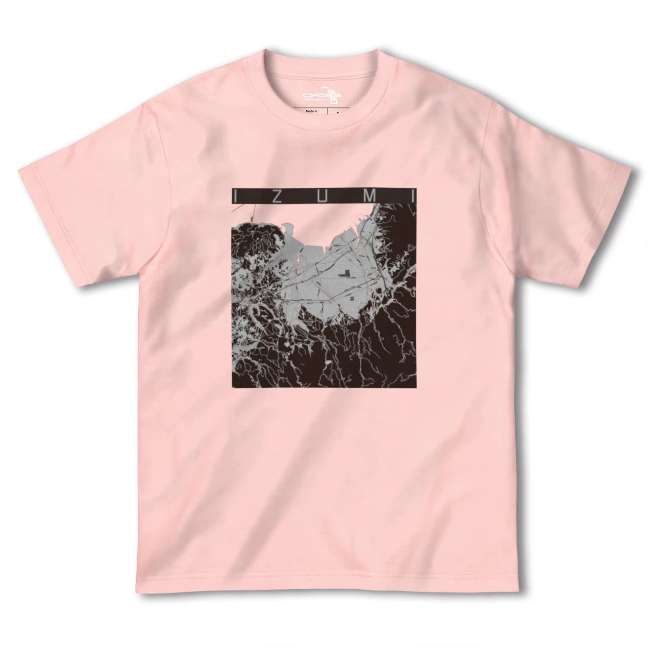 【出水(鹿児島県)】地図柄ヘビーウェイトTシャツ