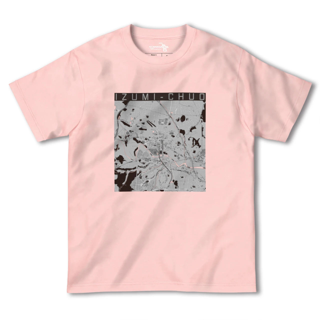 【泉中央(宮城県)】地図柄ヘビーウェイトTシャツ