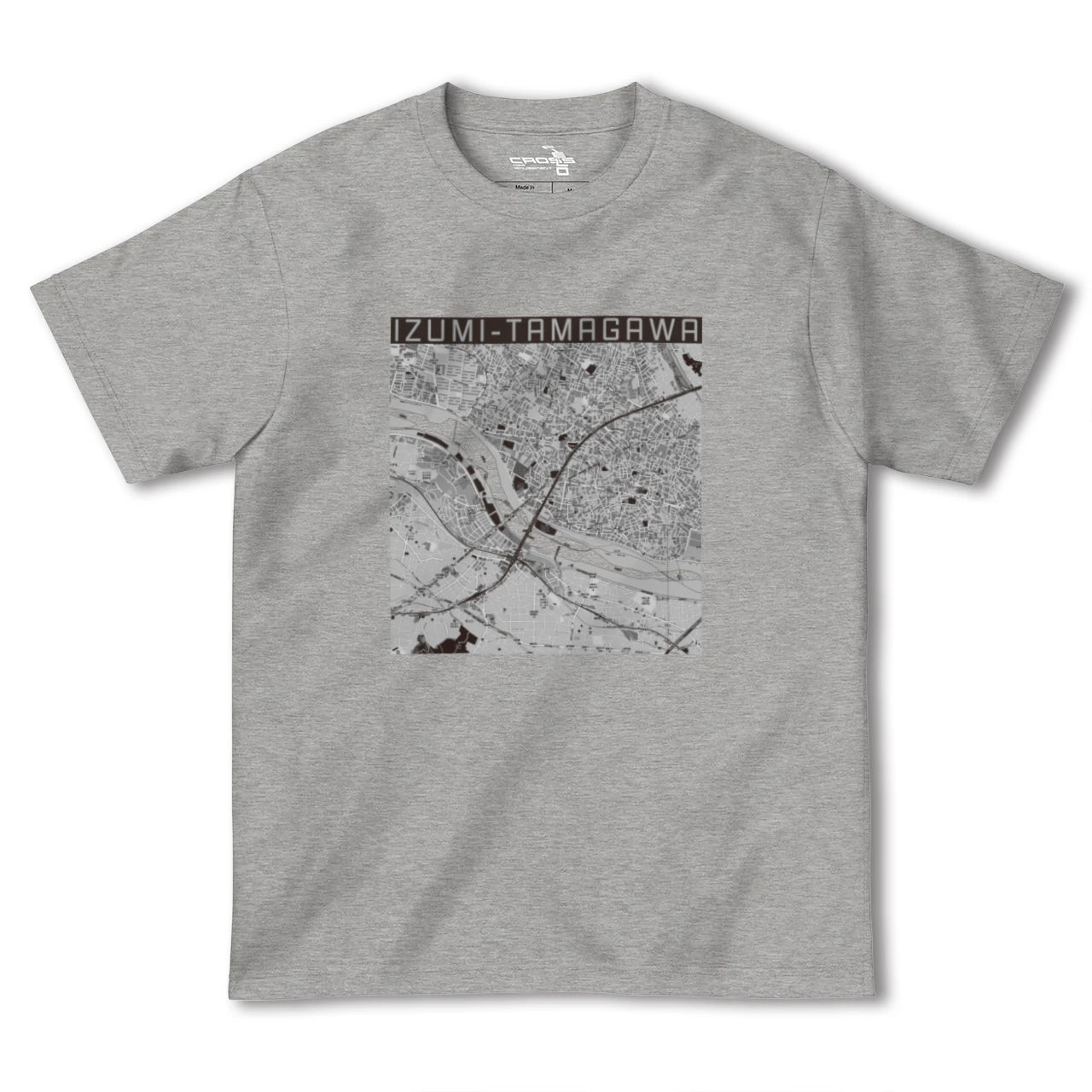 【和泉多摩川(東京都)】地図柄ヘビーウェイトTシャツ