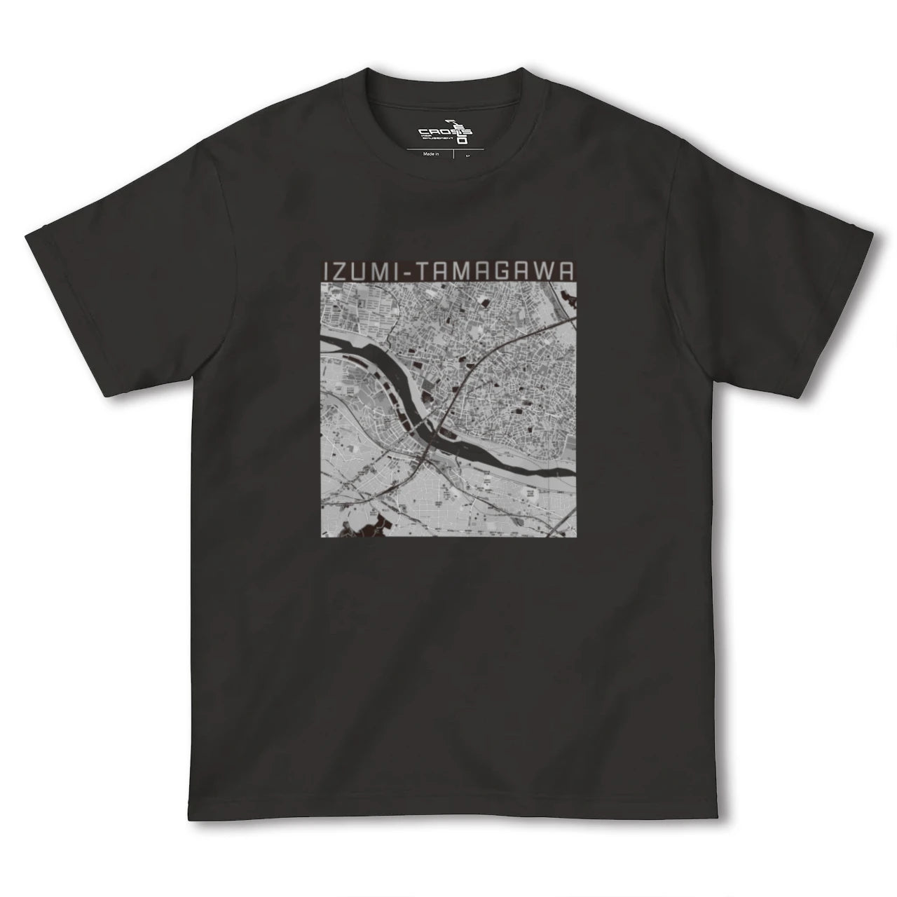 【和泉多摩川(東京都)】地図柄ヘビーウェイトTシャツ