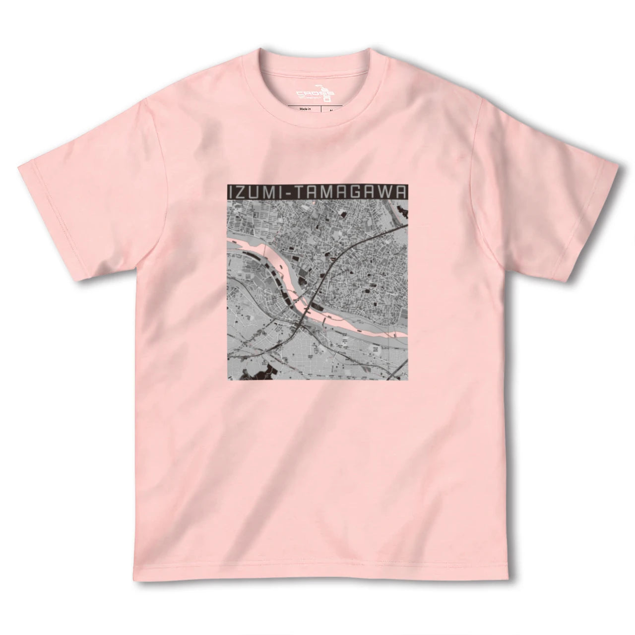 【和泉多摩川(東京都)】地図柄ヘビーウェイトTシャツ
