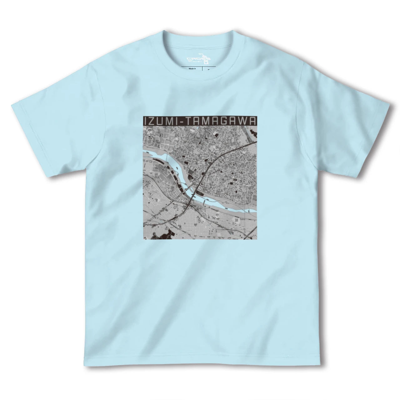 【和泉多摩川(東京都)】地図柄ヘビーウェイトTシャツ