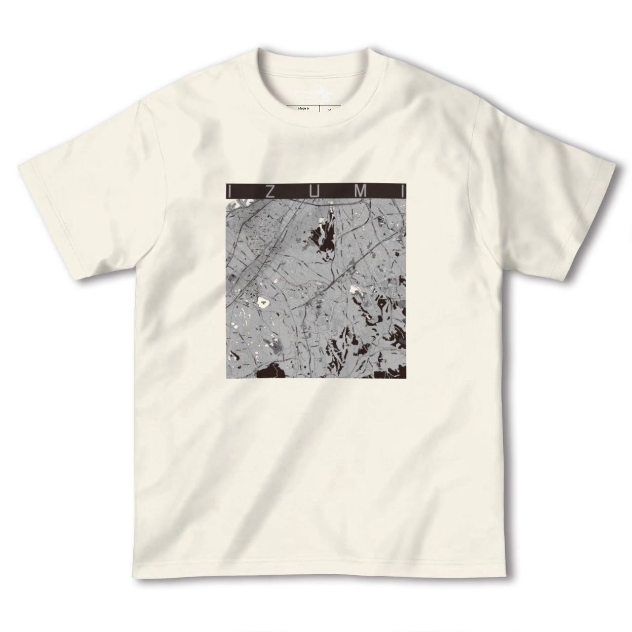 【和泉(大阪府)】地図柄ヘビーウェイトTシャツ