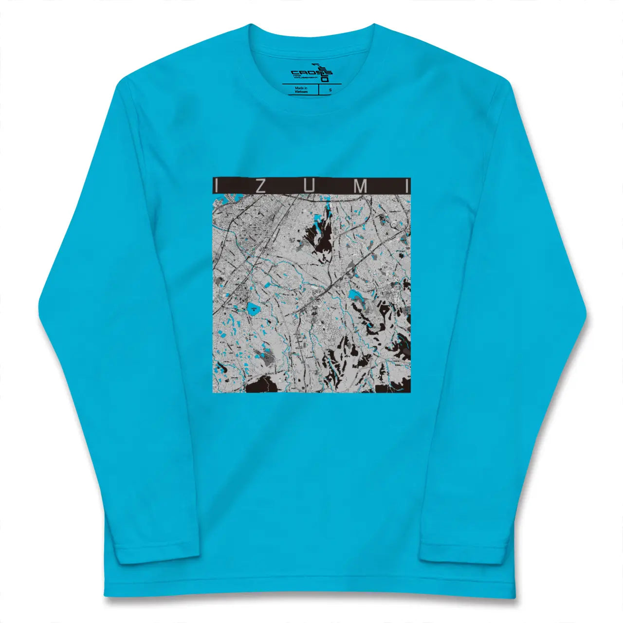 【和泉(大阪府)】地図柄ロングスリーブTシャツ