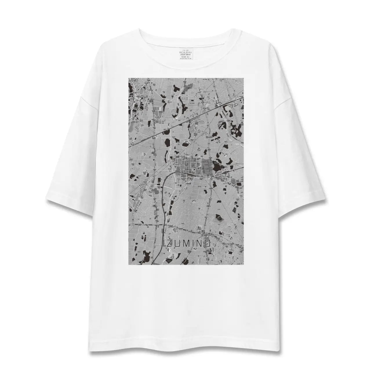 【いずみ野(神奈川県)】地図柄ビッグシルエットTシャツ