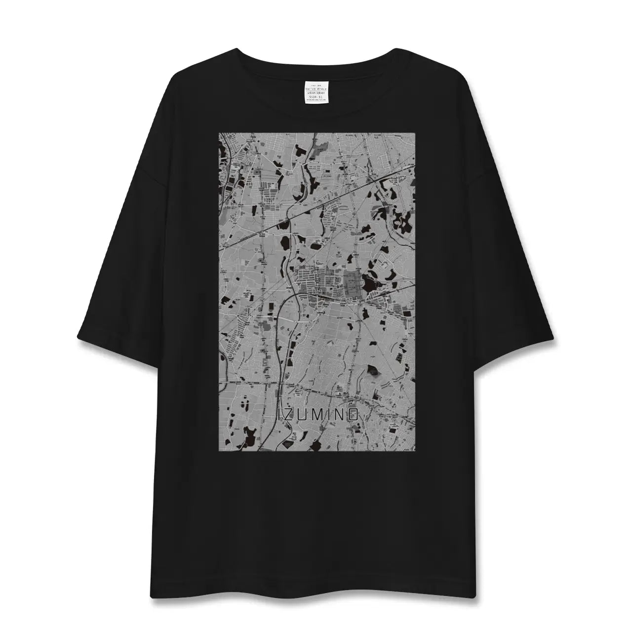 【いずみ野(神奈川県)】地図柄ビッグシルエットTシャツ